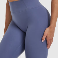 Timeless High Waisted Leggings | Slate Blue