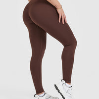 Timeless High Waisted Leggings | Espresso