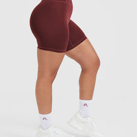 Timeless High Waisted Shorts 6" | Mulled Wine