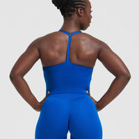 Timeless Square Neck Mid Vest | Cobalt