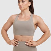 Timeless Wide Strap Sports Bra | Minky