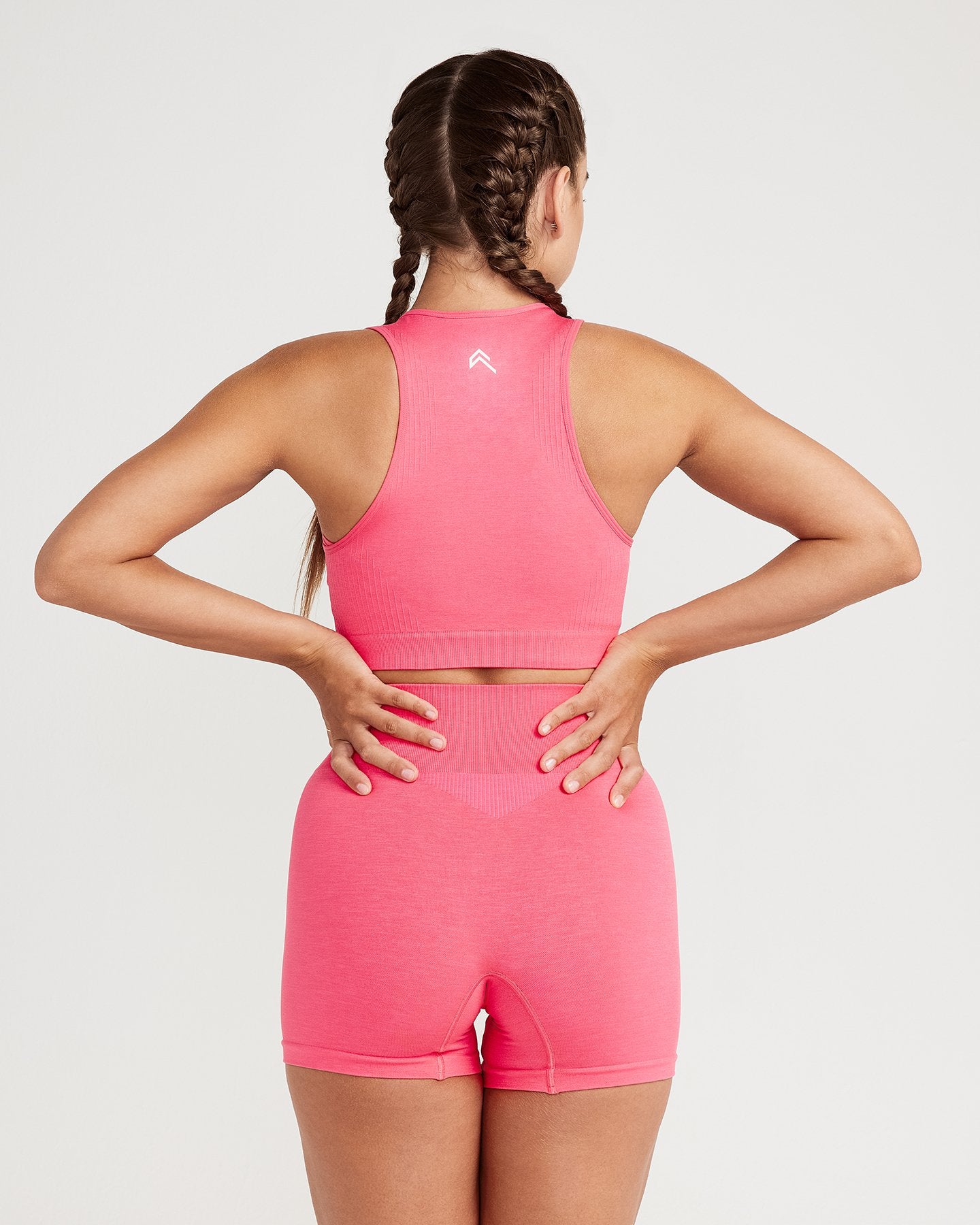 Classic Seamless Crop Top | Guava Marl