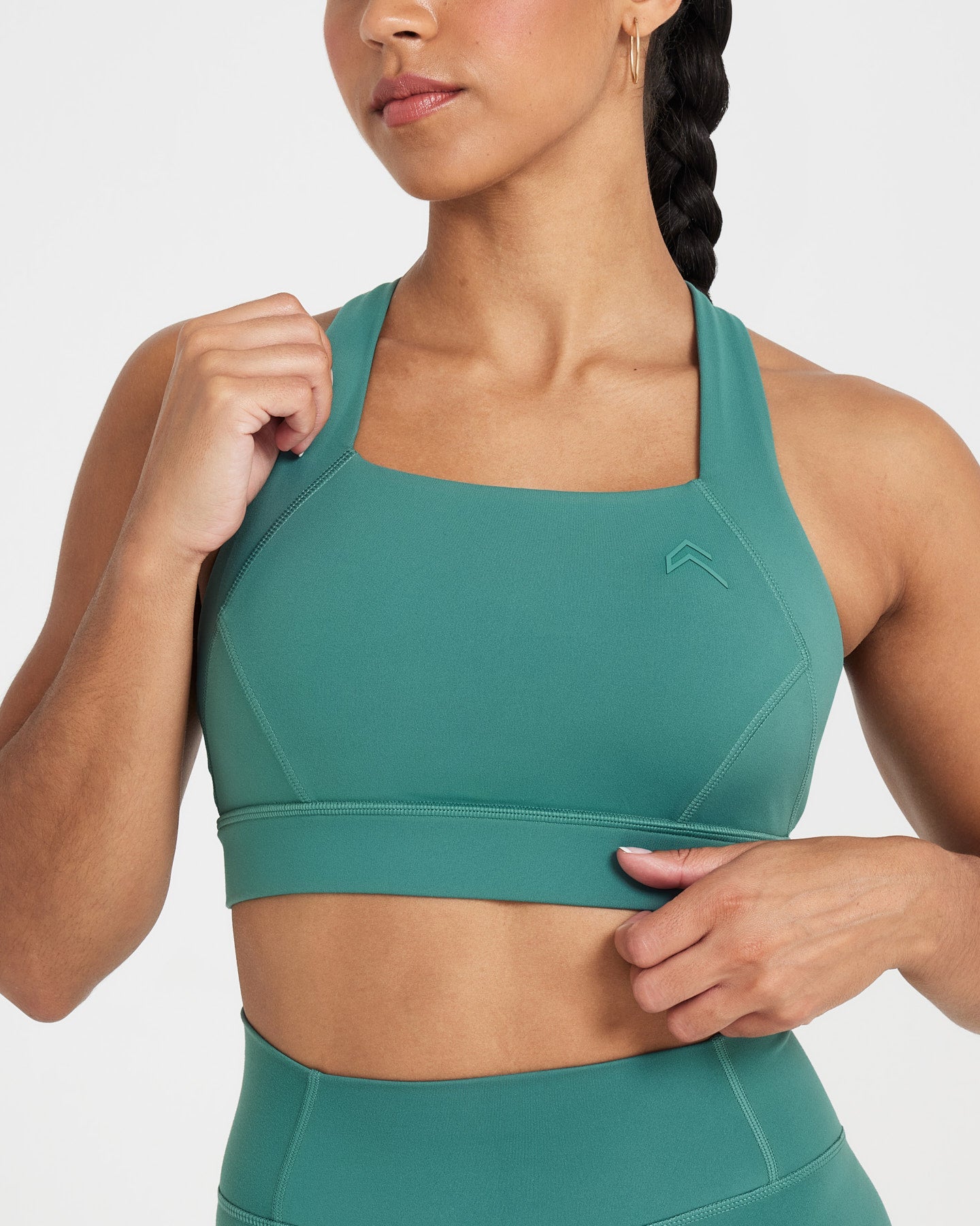 Timeless Square Neck Bralette | Mineral Green