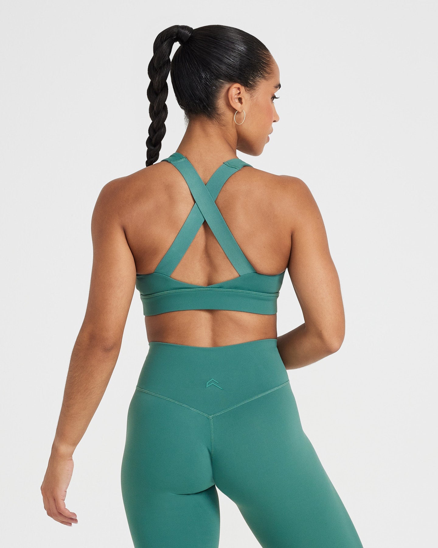 Timeless Square Neck Bralette | Mineral Green