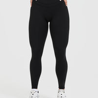 Unified High Waisted Leggings | Black
