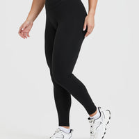 Unified High Waisted Leggings | Black