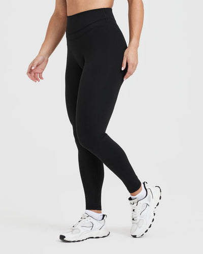 Unified High Waisted Leggings | Black