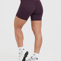 Unified High Waisted Shorts 6" | Blackberry Purple