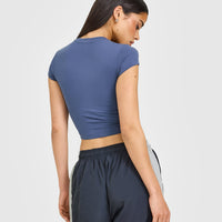 Cotton Baby T-Shirt | Slate Blue