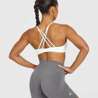 EasyLift™ Strappy Sports Bra | White