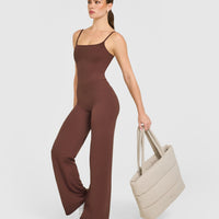 Quilted Tote Bag | Sand