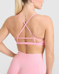 Timeless Strappy Bralette | Petal Pink