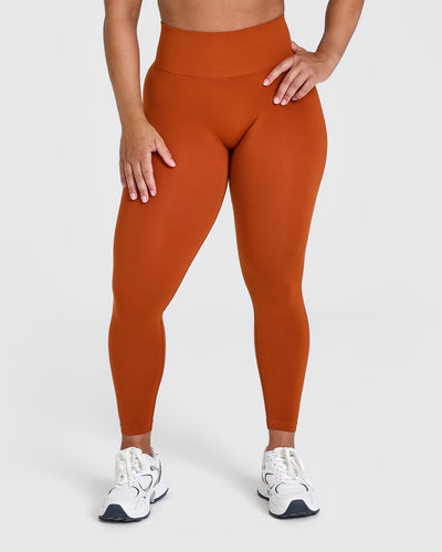 Effortless Seamless Leggings | Warm Copper