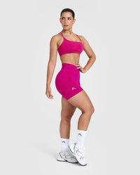 Effortless Seamless Shorts | Fuchsia