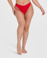 Silhouette Thong | Muscle Mommy Red