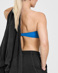 Unified Micro Bandeau Bralette | Retro Blue