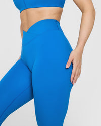 UnifiedMove Wrap Leggings | Retro Blue