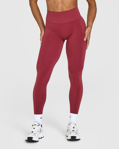 Effortless Seamless Leggings | Burnt Cherry