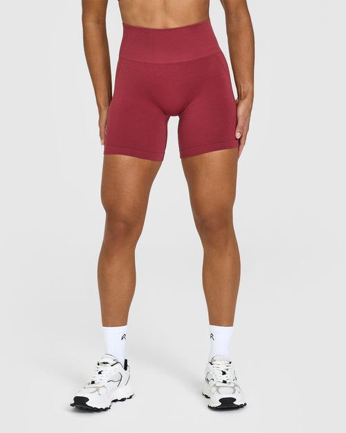 Oner Modal Effortless Seamless Shorts | Burnt Cherry