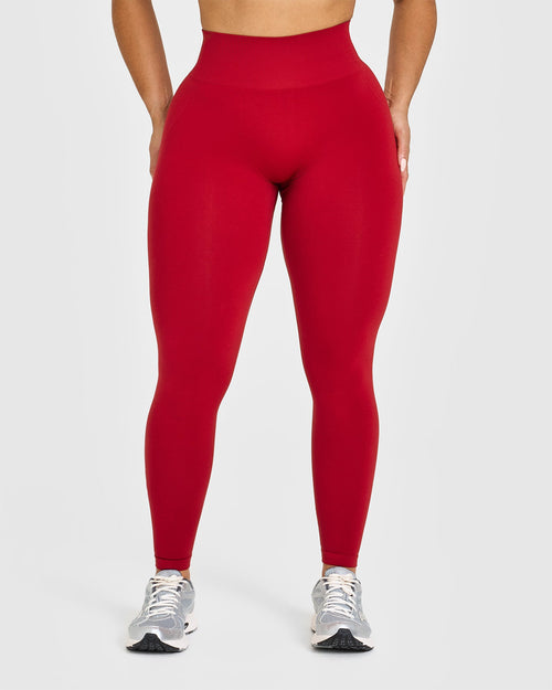 Oner Modal Effortless Seamless Leggings | Toasted Red