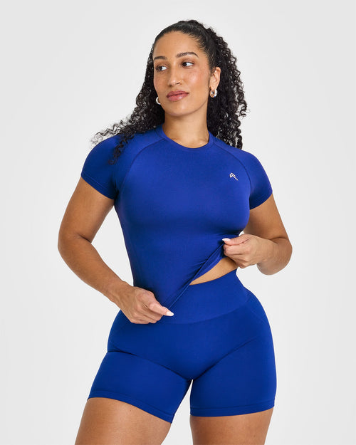 Oner Modal Go To Seamless Fitted Mid Top | Strong Blue