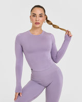Mellow™ Soft Mid Long Sleeve Top | Soft Purple