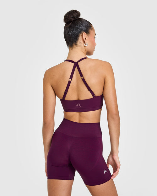 Unified Twist Sports Bra | Ripe Fig