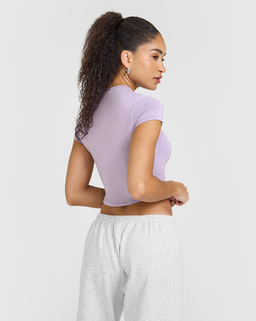 Mellow™ Soft Mid Short Sleeve T-Shirt | Wisteria Purple