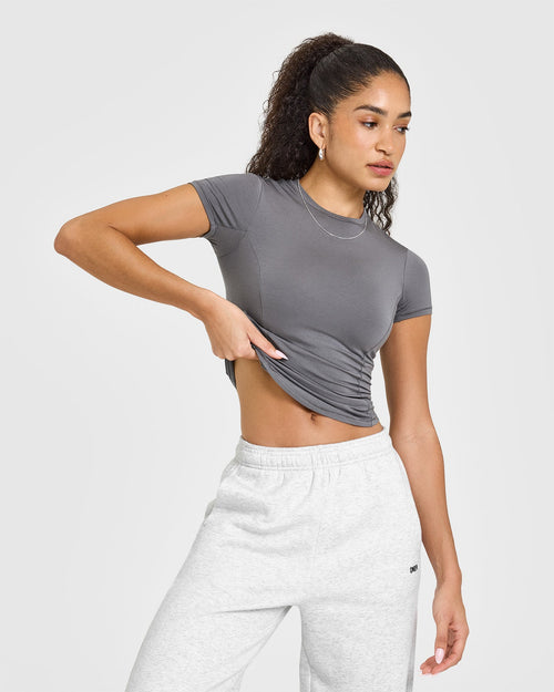 Oner Modal Mellow™ Soft Short Sleeve T-Shirt | Ash Grey