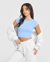 Cotton Icon Baby T-Shirt | Powdered Blue