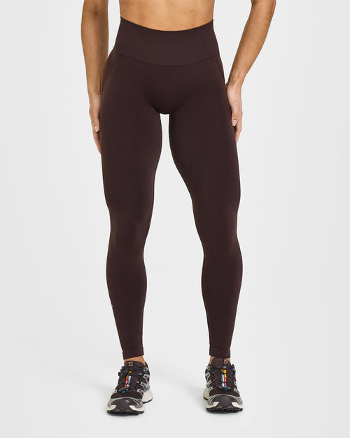 Oner Modal Effortless Seamless Leggings | Plum Brown