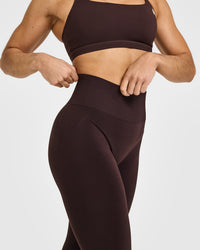 Effortless Seamless Leggings | Plum Brown