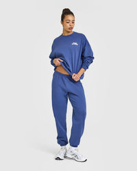 Lightweight Graphic Sweatshirt | Shadow Blue