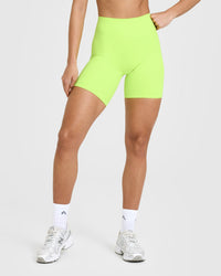 SoftMotion™ Cycling Shorts 8" | Citrus Green