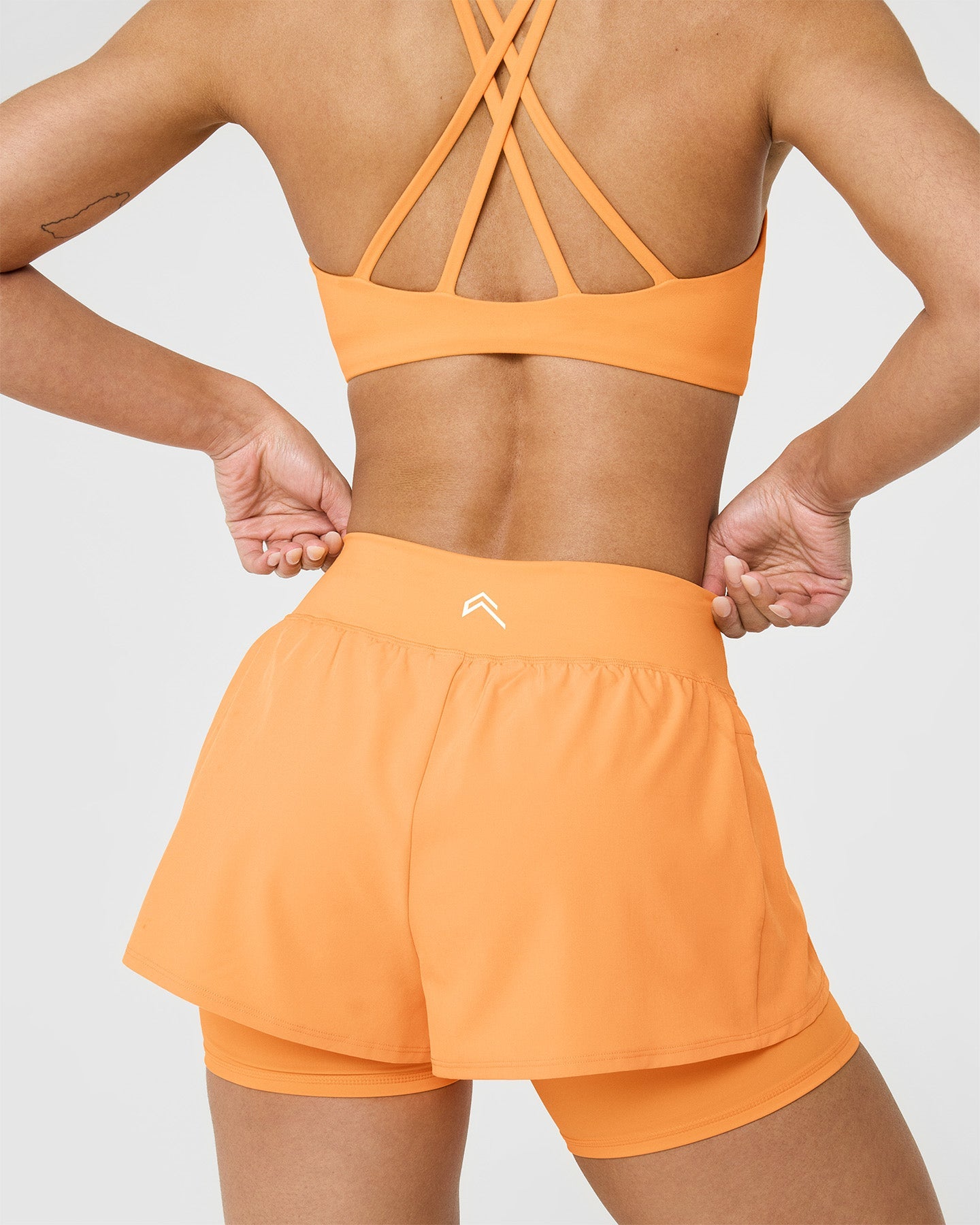 UnifiedMove Double Layer Shorts 5" | Powdered Orange