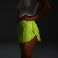AirMove™ Lined Shorts 2" | Charged Lime Green