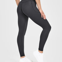 UnifiedMove High Waisted Pocket Leggings | Coal