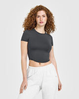 Mellow™ Soft Mid Short Sleeve T-Shirt | Coal