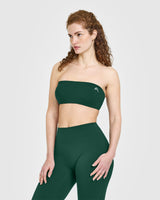 Unified Micro Bandeau Bralette | Racing Green