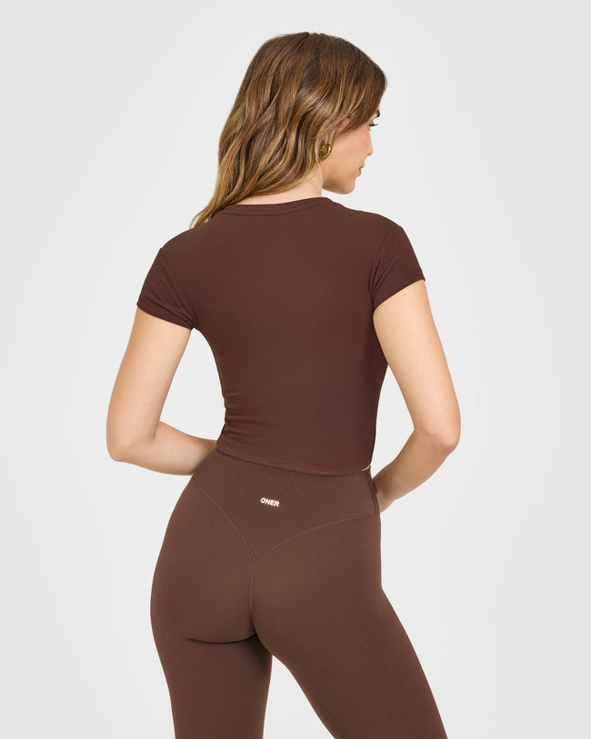 Cotton Baby T-Shirt | Copper Brown