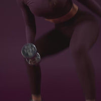 Oner Seamless Fitted Long Sleeve Mid Top | Light Blackberry Purple