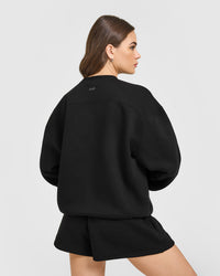 Foundations Crew Neck Sweatshirt | Black