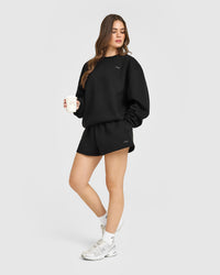 Foundations Crew Neck Sweatshirt | Black