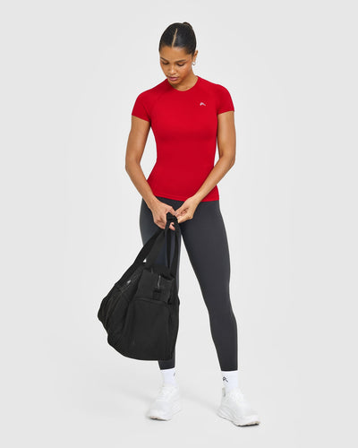 Go To Seamless Fitted Top | Fire Red