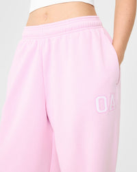 Foundations Oversized Oner Girlfriend Joggers | Chalk Pink