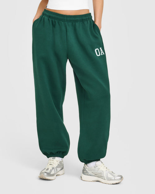 Oner Modal Foundations Oversized Oner Girlfriend Joggers | Racing Green