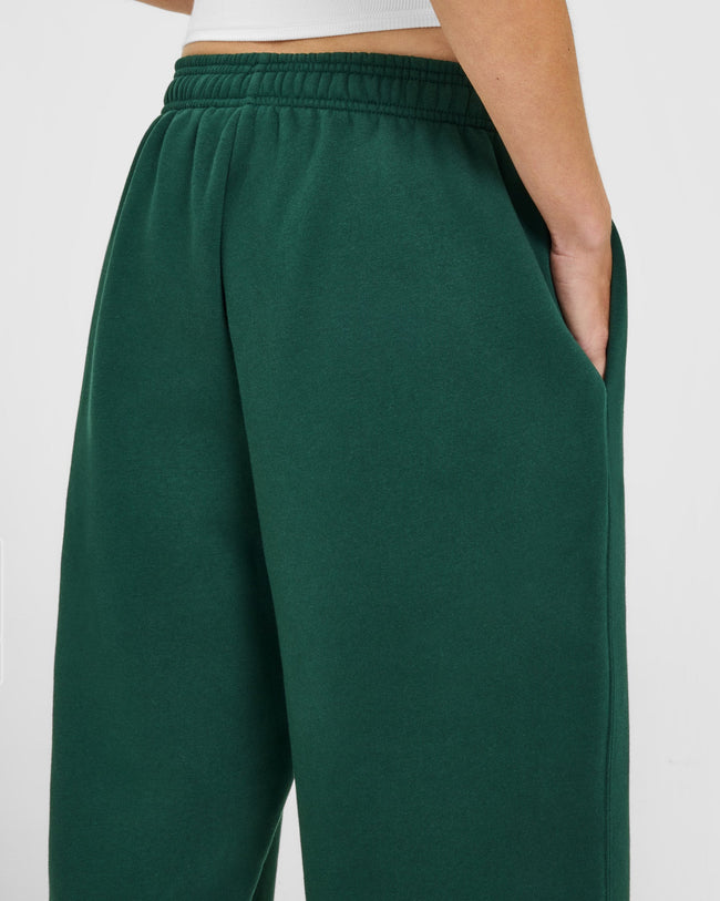 Foundations Oversized Oner Girlfriend Joggers | Racing Green