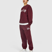 Foundations Oversized Oner Girlfriend Joggers | Rosewood