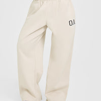 Foundations Oversized Oner Girlfriend Straight Leg Joggers | Sand