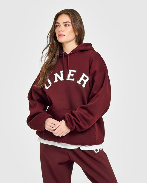 Oner Modal Foundations Oversized Oner Girlfriend Hoodie | Rosewood
